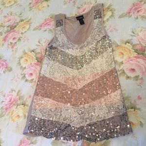 Daytrip extra small sequence tank top